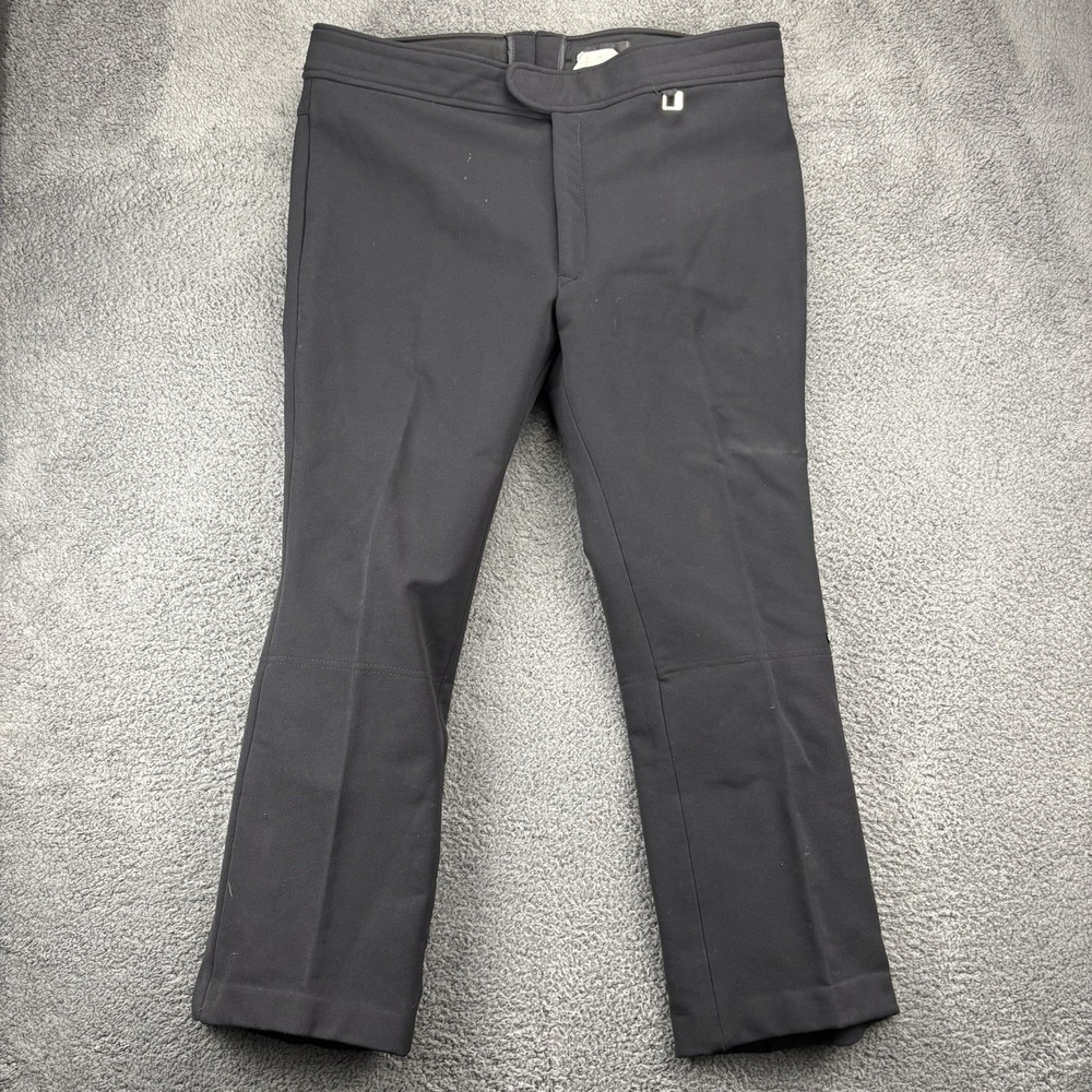 Vintage Fera Snow Pants Women 40R (39x27) Swiss Nylon Wool Ski